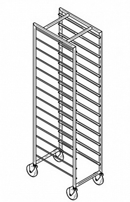 Шпилька для GN1/1 (14 уровней, нерж. сталь)