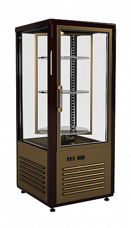 Шкаф холодильный кондитерский Полюс Carboma R120C Люкс INOX (D4 VM 120-1)