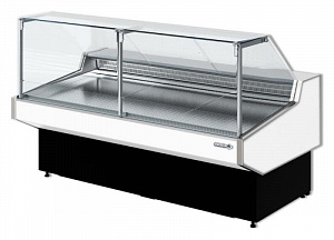 Холодильная витрина Cryspi Magnum Quadro 1250 Fish (с боковинами)