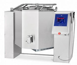 Котел пищеварочный Abat КПЭМ-250-ОМП с миксером и сливным краном