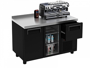 Холодильный стол Полюс T57 M2-1 9006-1(2)9 (COFFEE BAR-250 RAL)