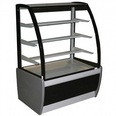 Витрина кондитерская Полюс K70 VM 0,9-1 LIGHT 0011-9005 (ВХСв-0,9д Carboma ТЕХНО)